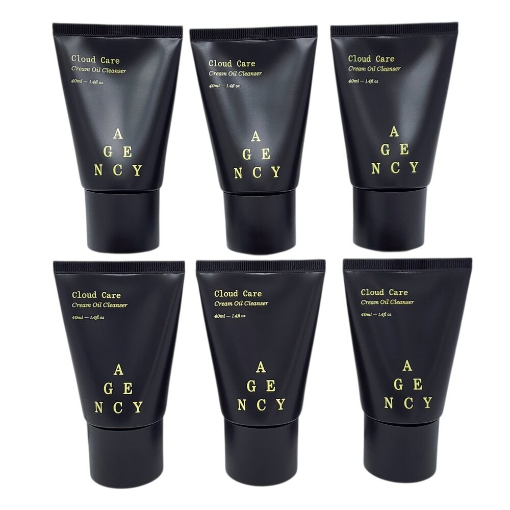 Agency Cloud Care Cream Oil Cleanser Makeup Remover Face Wash 1.4 fl oz (6 Pack)